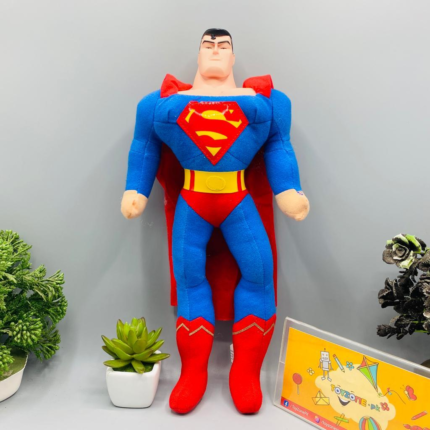 Superman Plush Toy – Soft Stuffed Superhero Doll for Kids & DC Fans