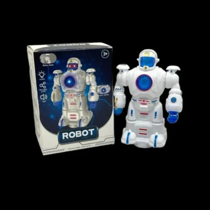 Robot Toy with Sound & Light – Interactive Dancing Robot for Kids with Music & LED Effects