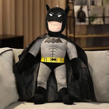 Batman Plush Toy – Soft Stuffed Superhero Doll for Kids & DC Fans