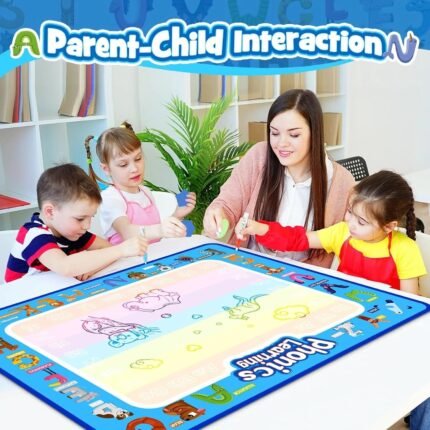Magical Water Canvas Doodle Mat for Kids – Reusable Aqua Drawing & Coloring Mat